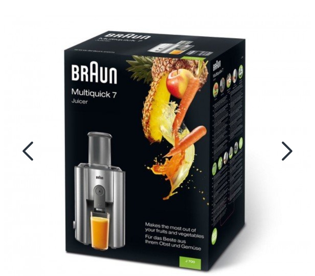 آبمیوهگیری براون مدل j 500 مشکی